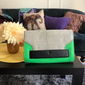 Lime Green Purse by HM